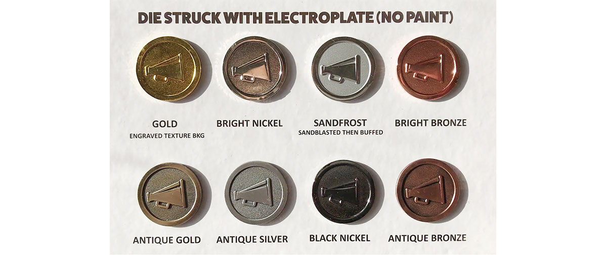 electroplating colors